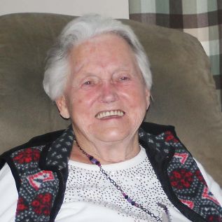 Vietta McInnes, former Plevna columnist turns 100.